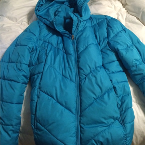 Vibrant blue winter coat!