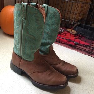 Justin Square Toe Boots