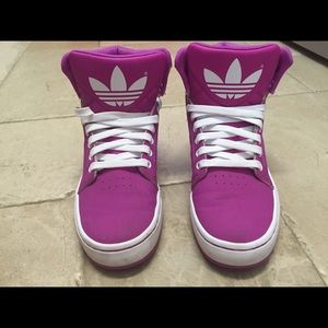 Adidas women purple sneakers