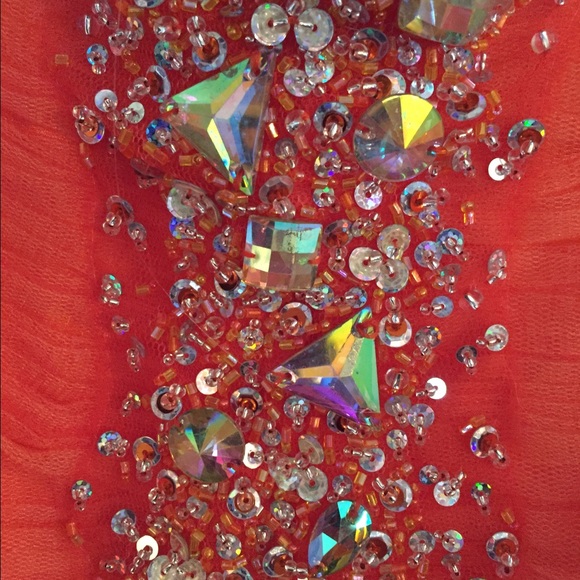 Jovani copy dress! Gorgeous orange color! - Picture 3 of 3