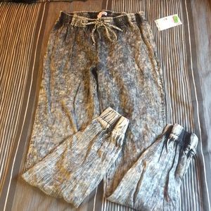 Acid wash joggers