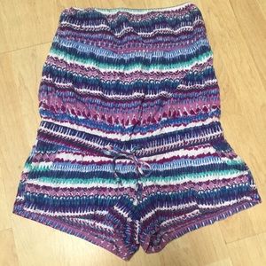 Billabong strapless romper size medium
