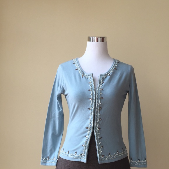 Plenty by Tracy Reese beaded sweater.