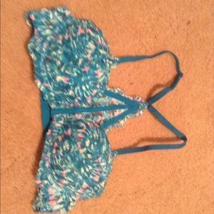 Pink racer back push up bra. 3 day sale only $13!!