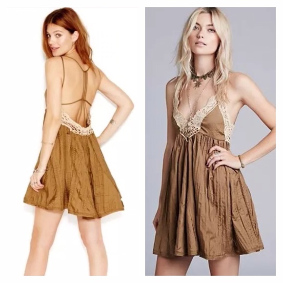 Free People Dresses & Skirts - Free people breathless crochet lace trim sexy mini