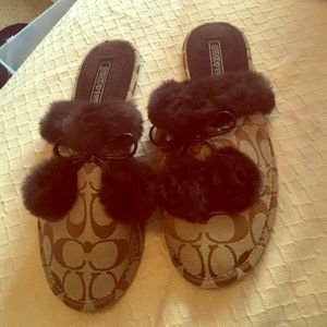 Coach slippers