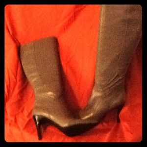 Nine West Tall Grey Boots (New)