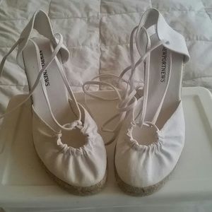 White wedge Espadrilles
