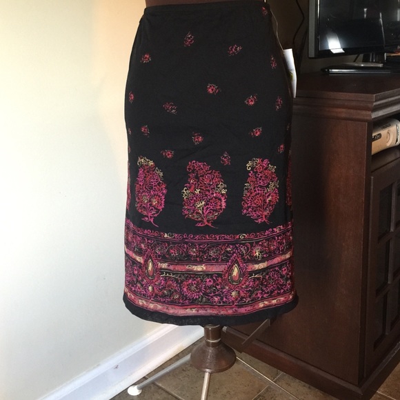Petite black skirt
