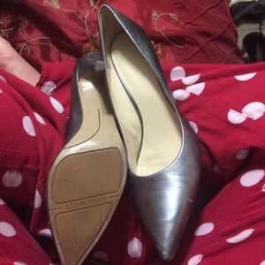 Grey Nine West heels