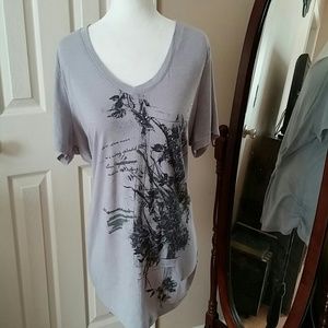 Plus gray tee