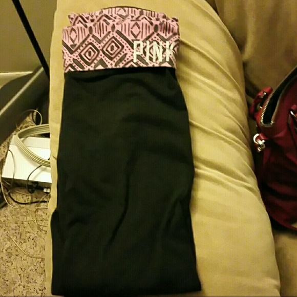 Bundle of pink leggings and yogas