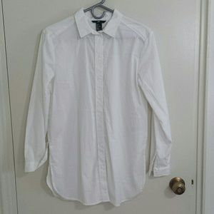 H&M Tops - Oversized white button down H&M Tops - Oversized white button down