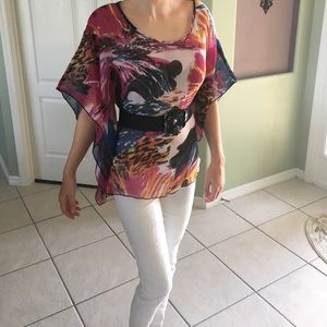 Brand New Charlotte Russe Sheer Top Size Small