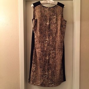 Vince Camuto snakeskin dress