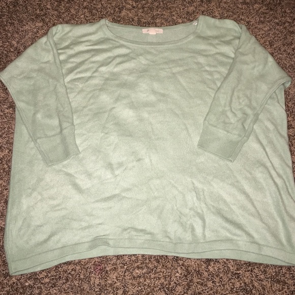Turquoise loose shirt