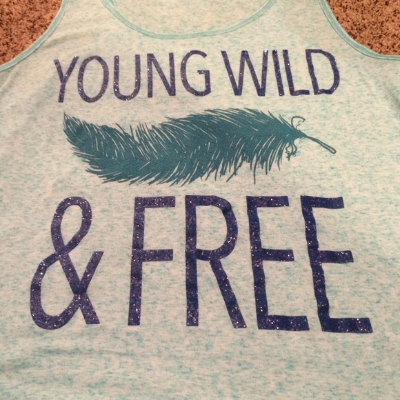 Young wild and free tank top - Picture 3 of 3