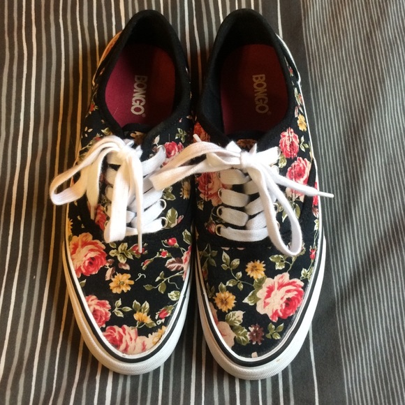 Floral shoes