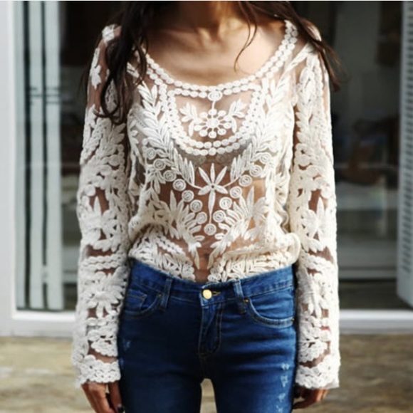Crochet Lace Top