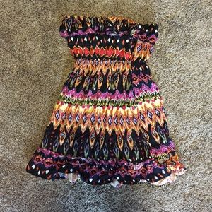 Strapless summer dress