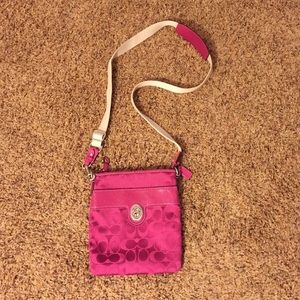 Pink Coach Crossbody