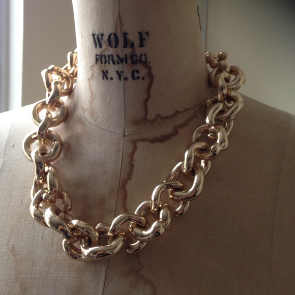 SOLD Gold link necklace SOLD