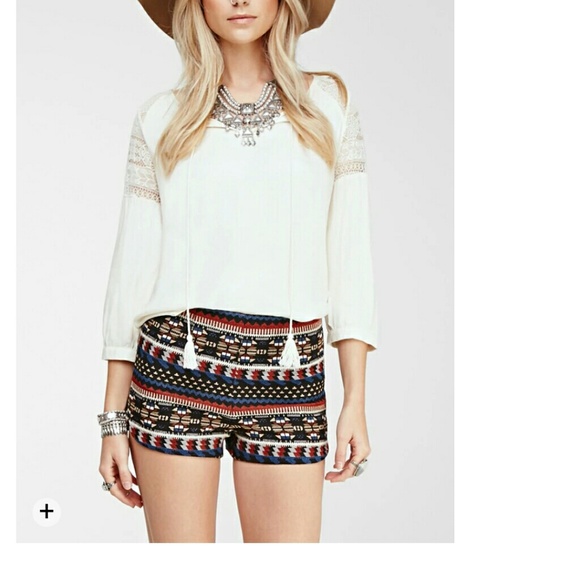FOUND Southwest-Patterned Brocade Shorts ISO!!!