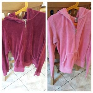 🔺SOLD🔻. Juicy couture zip ups