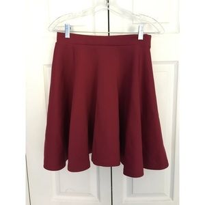 Berry skater skirt - Boohoo