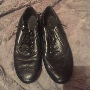Black oxfords