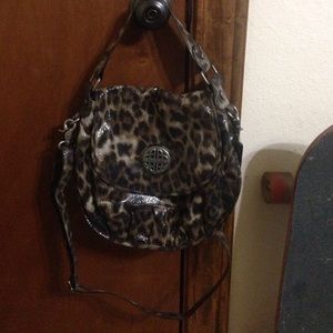 Animal print handbag