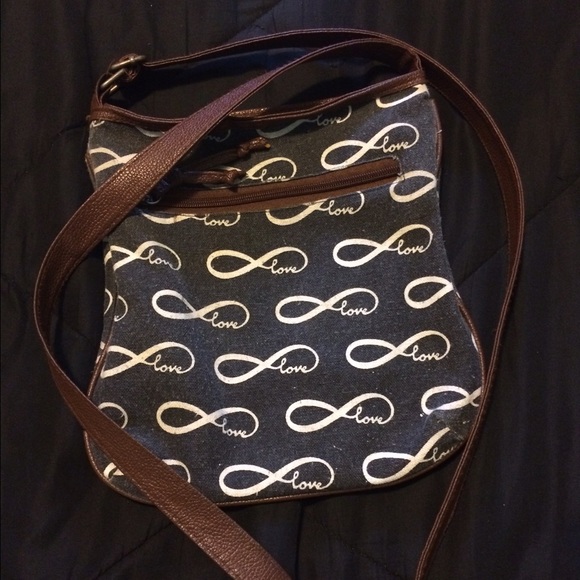 infinity love cross body bag