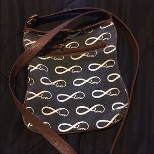 infinity love cross body bag