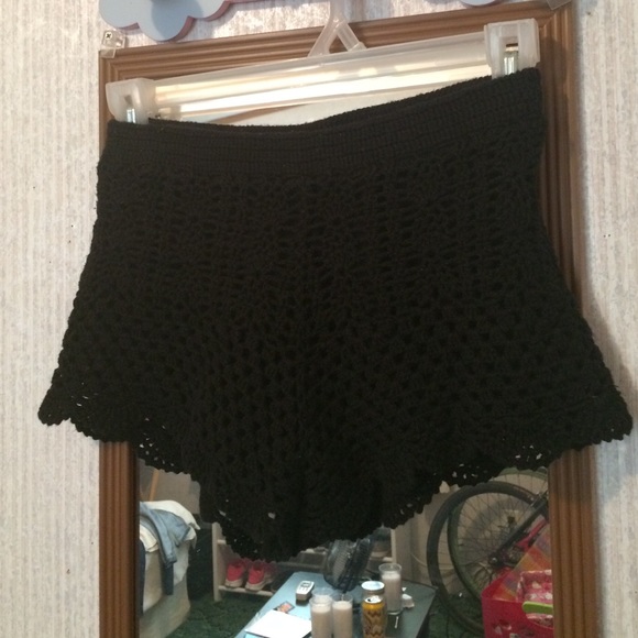 Crochet shorts