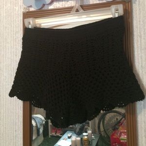 Crochet shorts