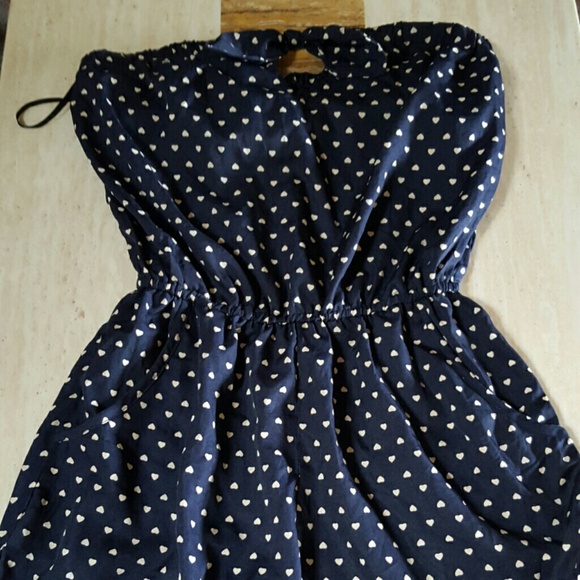 Strapless romper