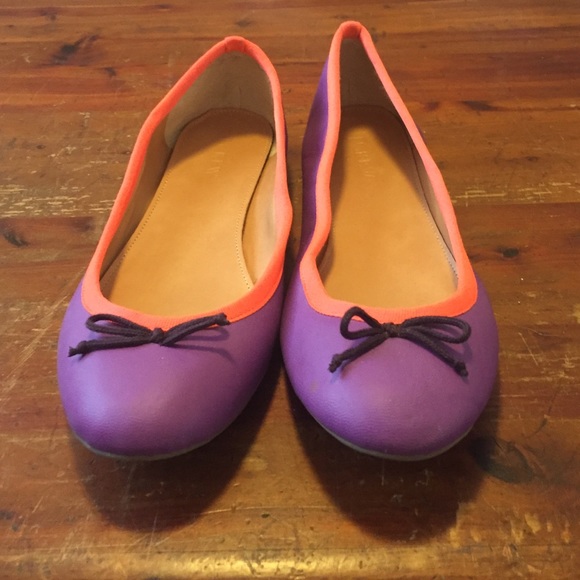 J. Crew genuine leather ballet flats
