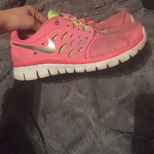Nike tennis shoes.