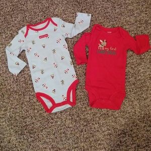 Baby onsies- MY First Christmas