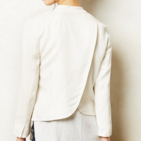 Anthropologie Jackets & Blazers - White Blazer Anthropologie