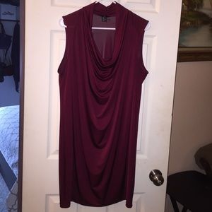 H&M burgundy dress