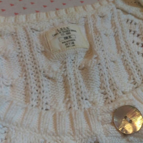 Open Knit Short Sleeve Cardigan - Picture 2 of 2