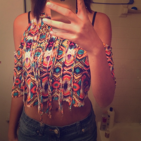 Tribal Crop Top (Forever 21)