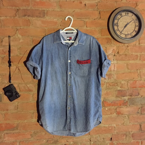 Vintage Tommy Hilfiger denim button up