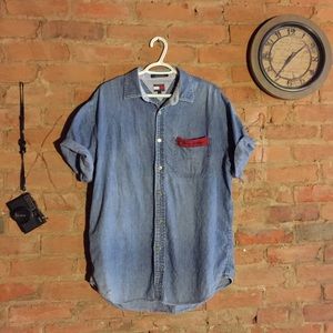 Vintage Tommy Hilfiger denim button up