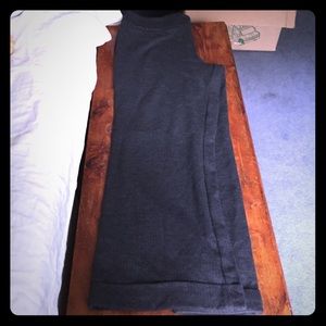 Black and grey knit pants