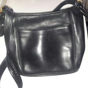 RESERVED. Authentic vintage black Coach crossbody