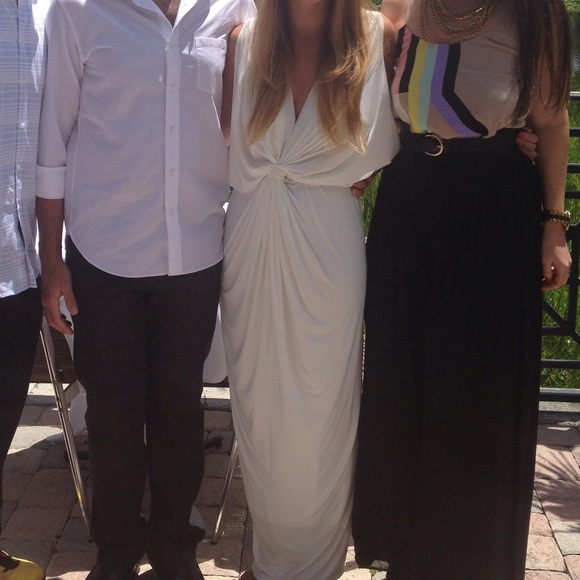 T-Bags Knot Front Maxi Dress