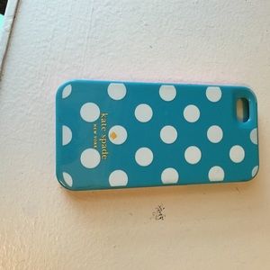 Kate spade polka dot phone case