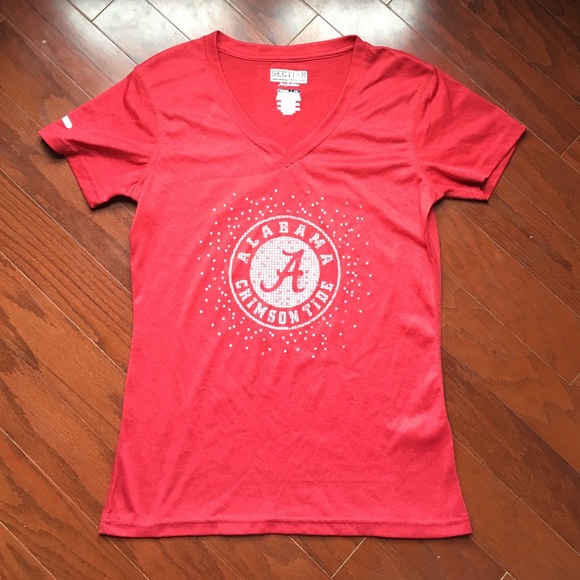 Women's dry fit Bama v-neck